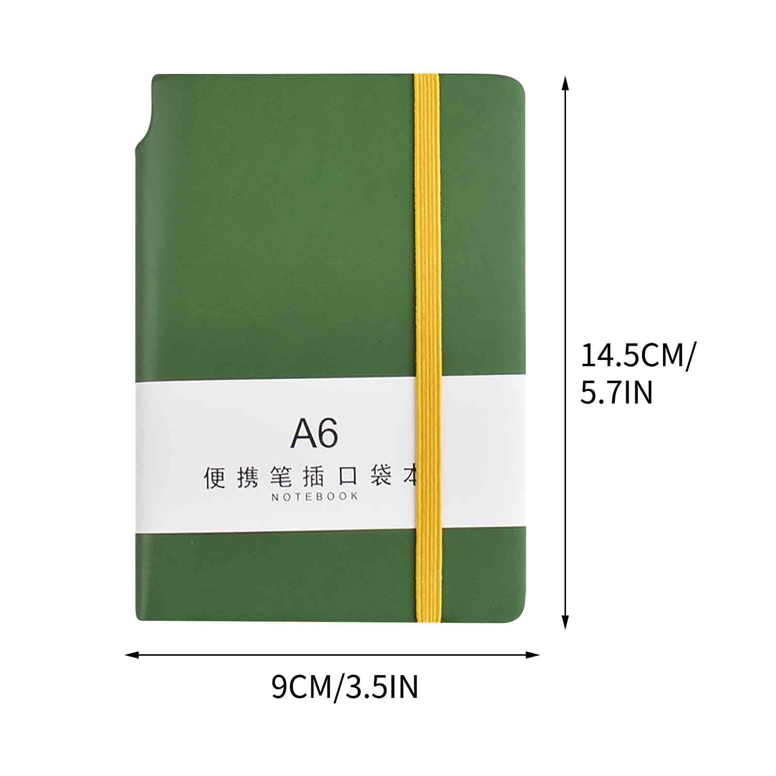 Pocket Notebook A6 Notebook Journal Cute Small Notebook Hardcover College Ruled Notepad Mini Notebook