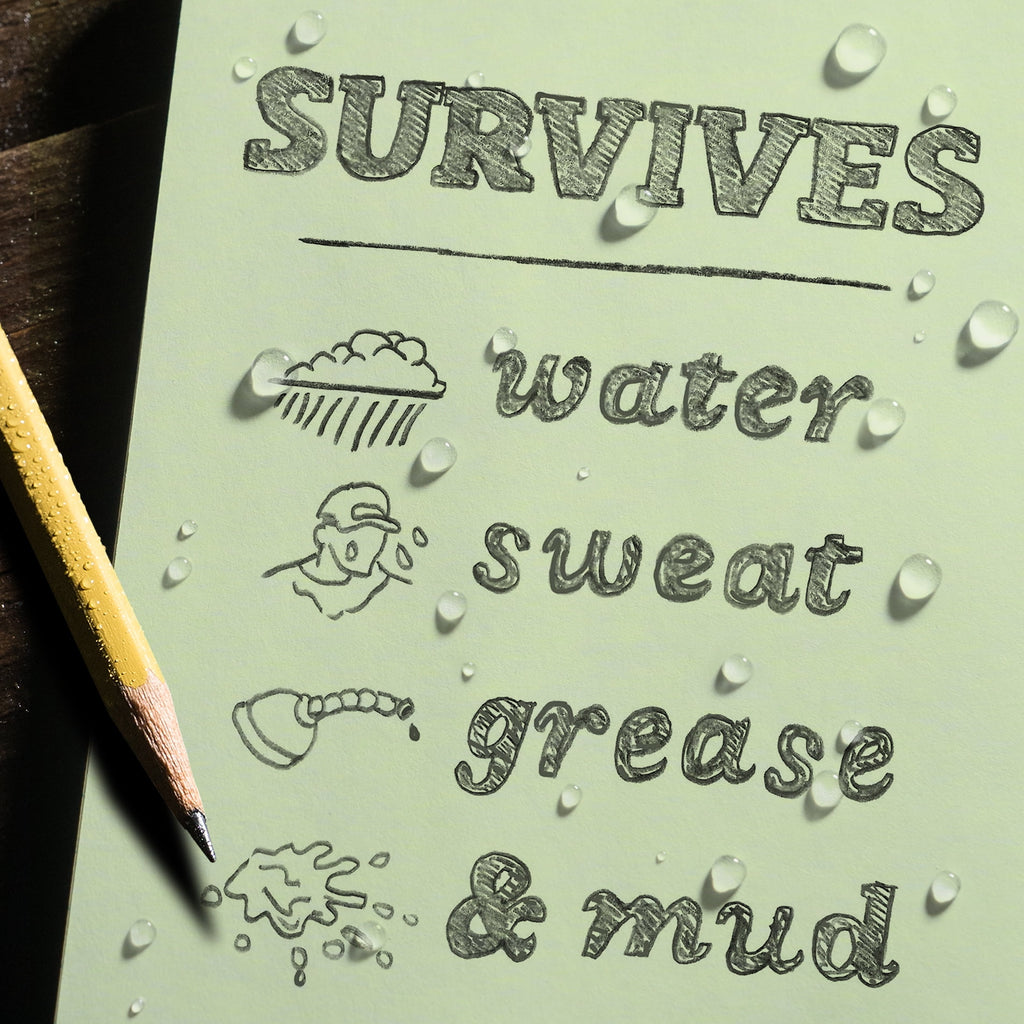 Rite in the Rain Weatherproof Notebook 3x5, 50 pages, Green