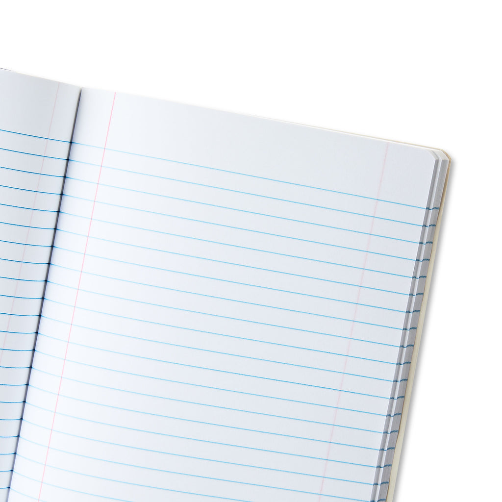 Pen+Gear Wide Ruled Composition Notebooks, 9.75 Inch x 7.5 Inch, Red, 80 Sheets