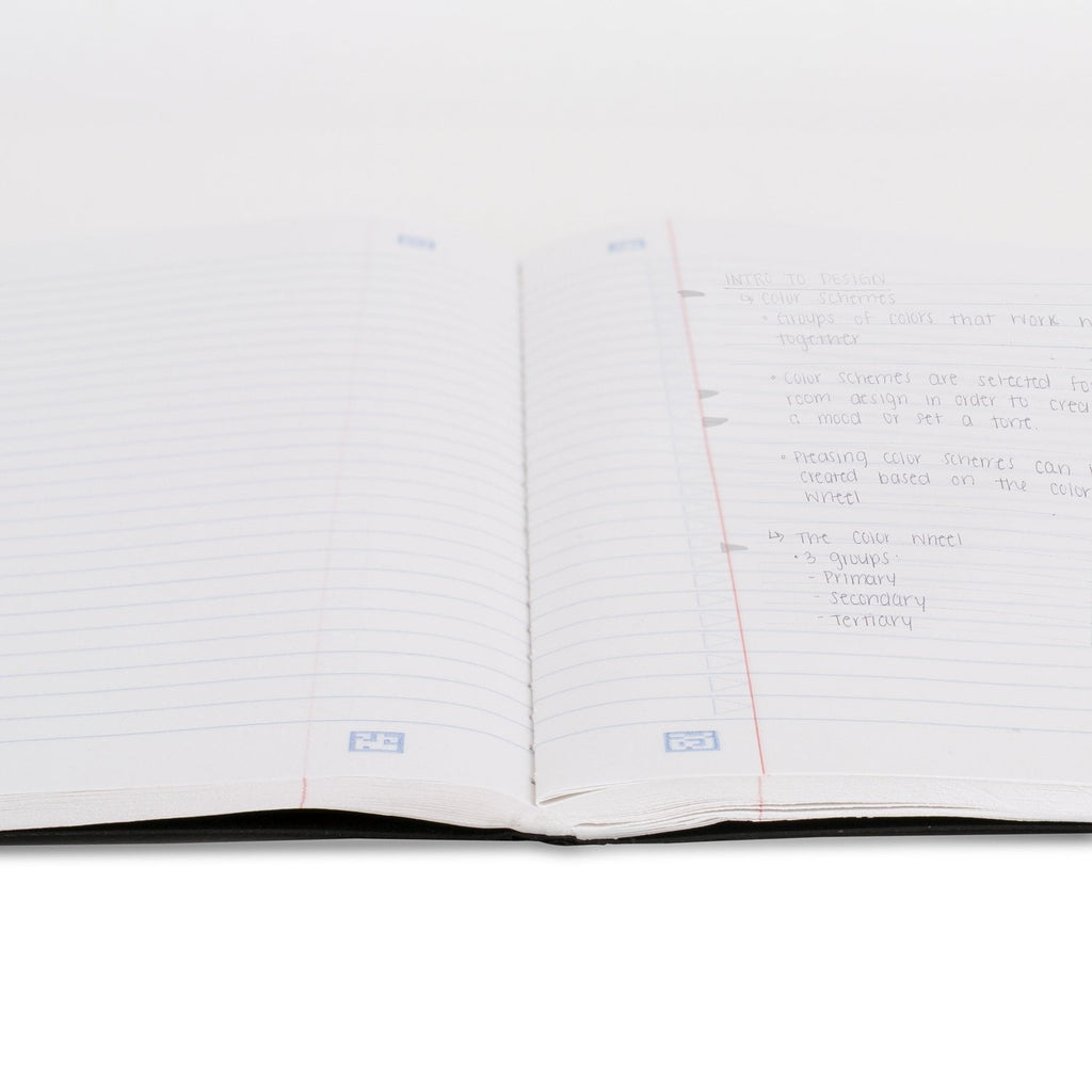 Five Star Composition Book Plus Study App, College Ruled, 80 Sheets, Poly, 7.5" x 9.75", Black