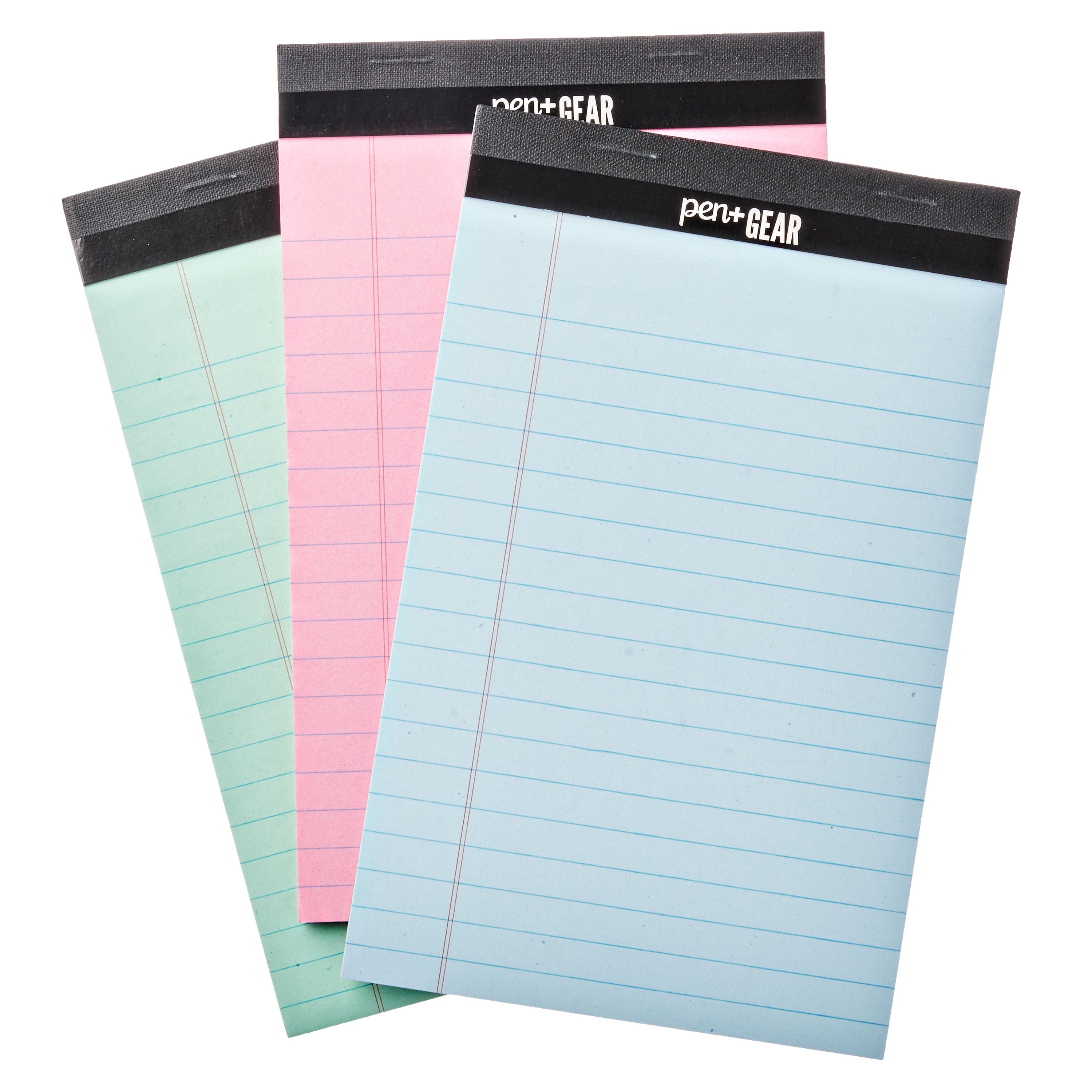 (10 pack) Pen + Gear Legal Pads Pastel Color Paper, 50 Sheets, 3 Count