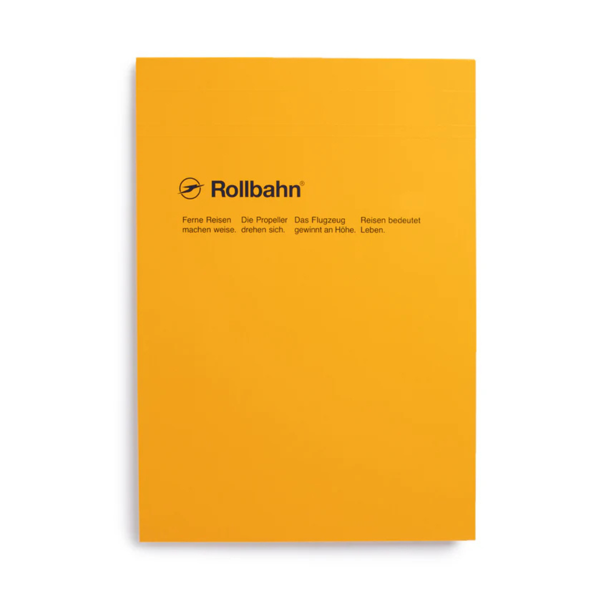 Delfonics Rollbahn Ruled Notepad: 5-1/2 in. x 7 in. (Yellow) B6 notebook