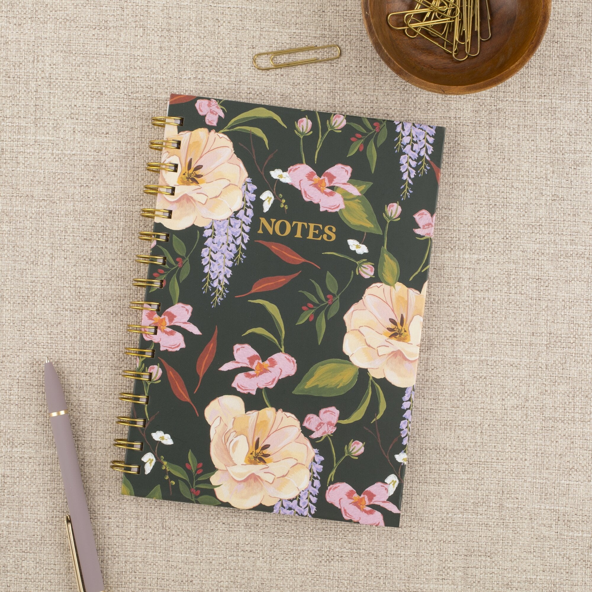PenPillar for Cambridge Notebook, Tulip Hardcover, 8.25" x 5.34", 80 Sheets, Small