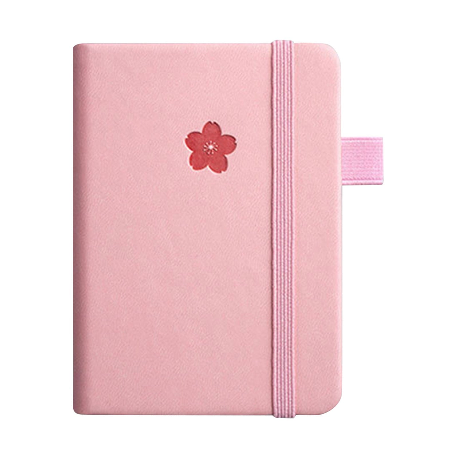 100Fens Small Notebook Hardcover Notebook Portable Notepad Thickened Pocket Mini A6 English Book Handy Note for Work Travel Study