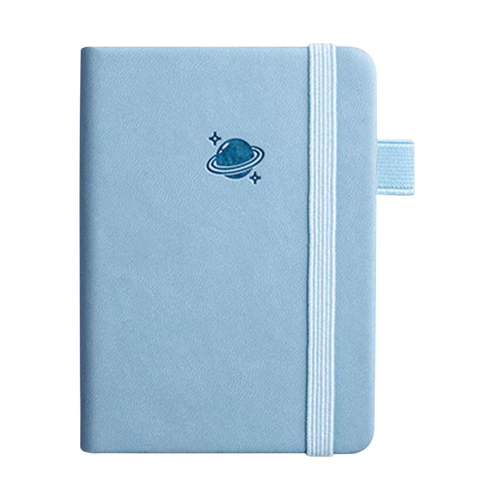 100Fens Small Notebook Hardcover Notebook Portable Notepad Thickened Pocket Mini A6 English Book Handy Note for Work Travel Study