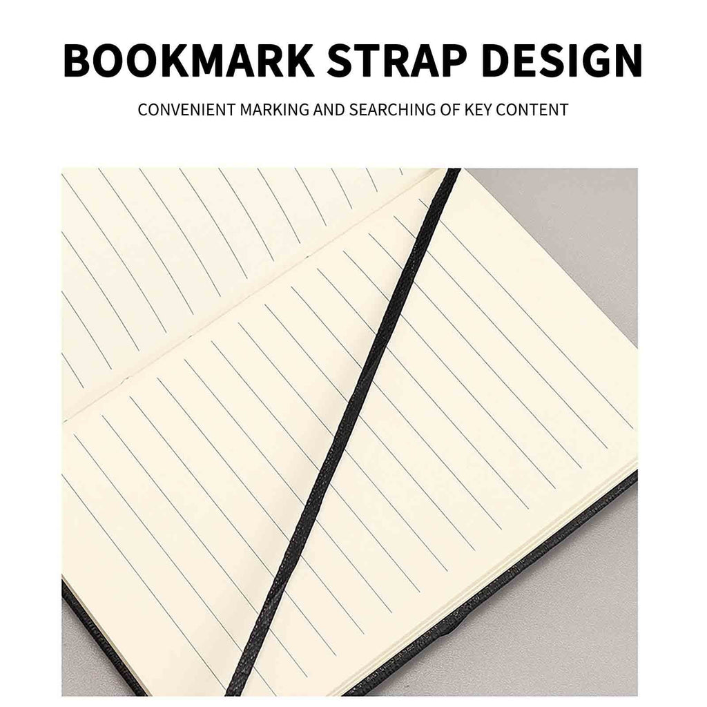 TOPRenddon Mini Notebooks, Small Pocket Notebook Hardcover Journal Notepad Multifunction A7 Business Notebook for Office Diary Subject Writing Supplies