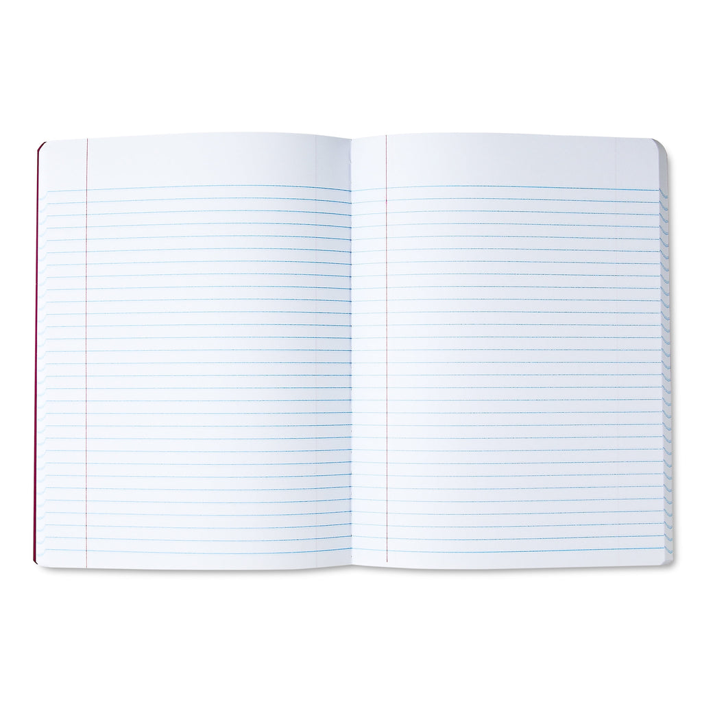 Pen+Gear Heavyweight College Ruled Poly Composition Book, 7.5 in x 9.75 in, Red, 80 Sheets