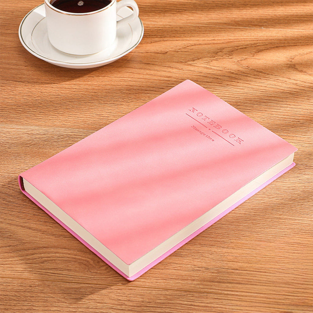 Mauxuk Premium Leather Hardcover Notebook - 360 Pages Thick Paper, Thread-Bound, College Ruled, Lays Flat, Inner Pocket, Ribbon Bookmark, Elastic Closure