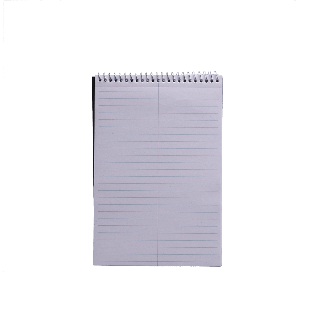 Pen+Gear Top Spiral Steno Pad, Gregg Ruled Paper, 100 Sheets, Black, 1 Count, 0 Holes