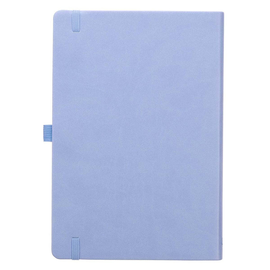 Rolene Strauss Undated Daily Planner w/Scripture for Women - Daily, Weekly, Monthly, Academic Organizer, Dot Grid Notebook, Time Management, Productivity, Blue Faux Leather