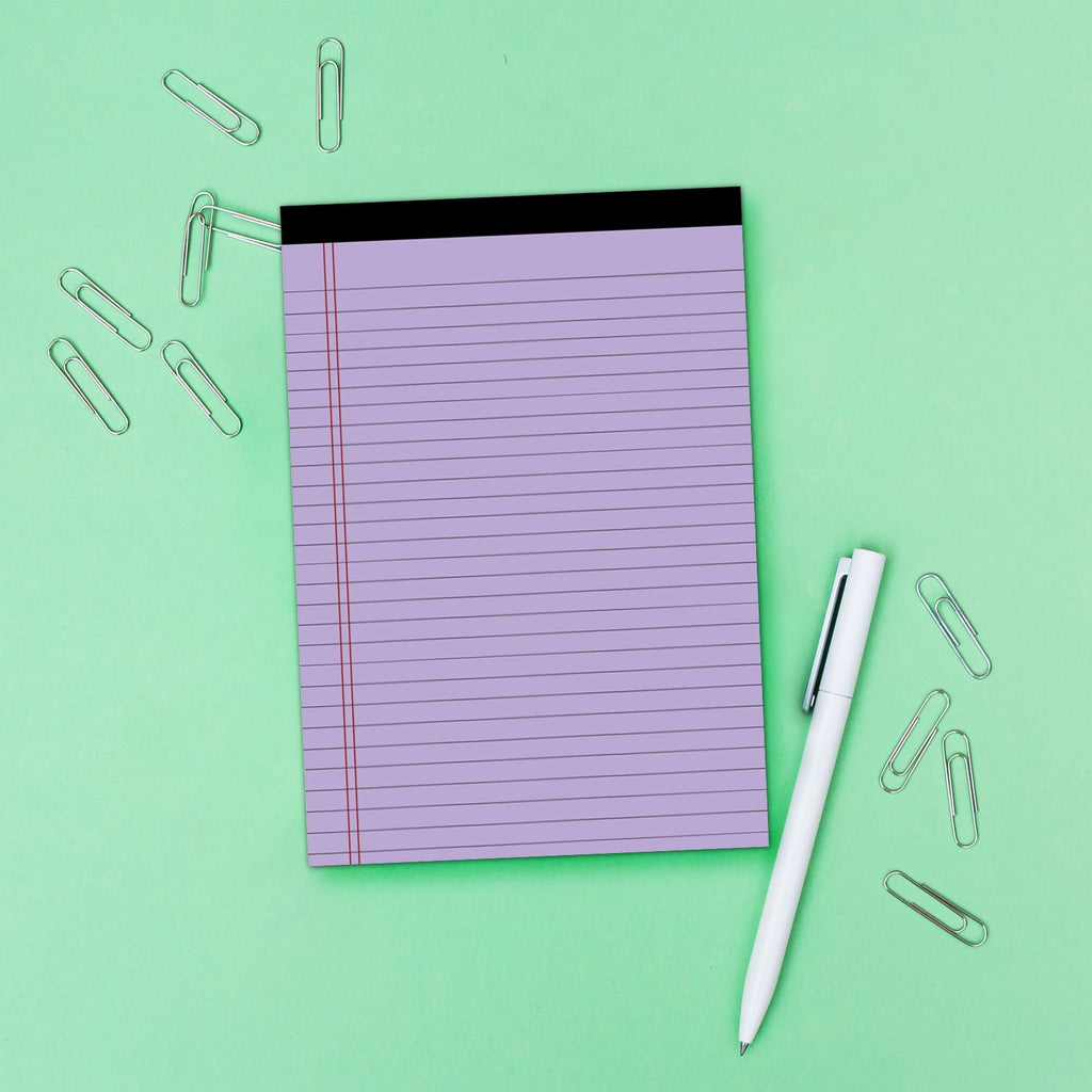 Horizontal Line Tear-Off Notepad | A3 A4 Memo Planner | High-Quality Bleed-Resistant Paper | Smooth Writing Texture | Bright Colors | 50 Sheets | Portable Compact Design