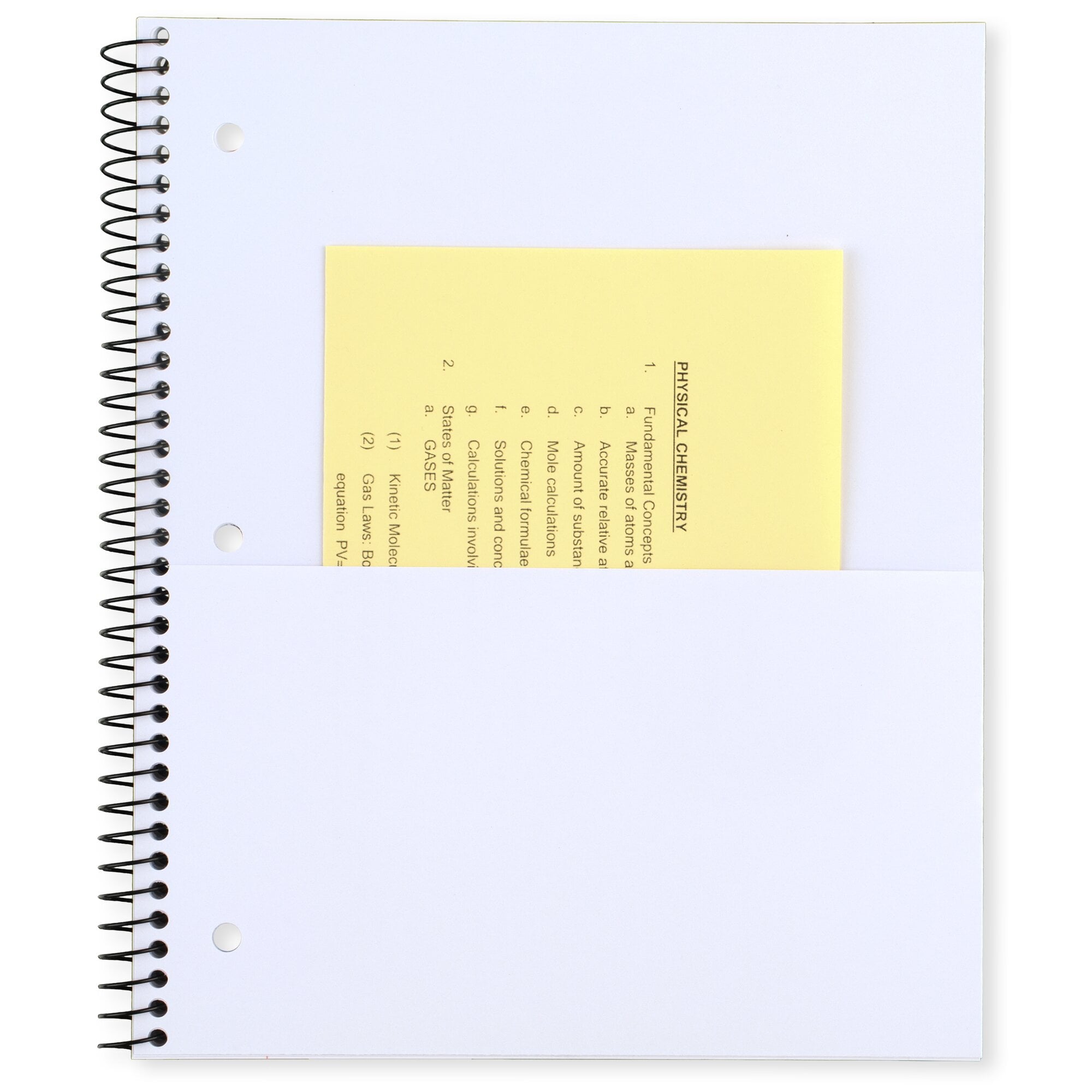 Mead 1 Subject Wide Ruled Notebook 8 x 105 Pastel Blue Poly Spiral 100 Sheets -