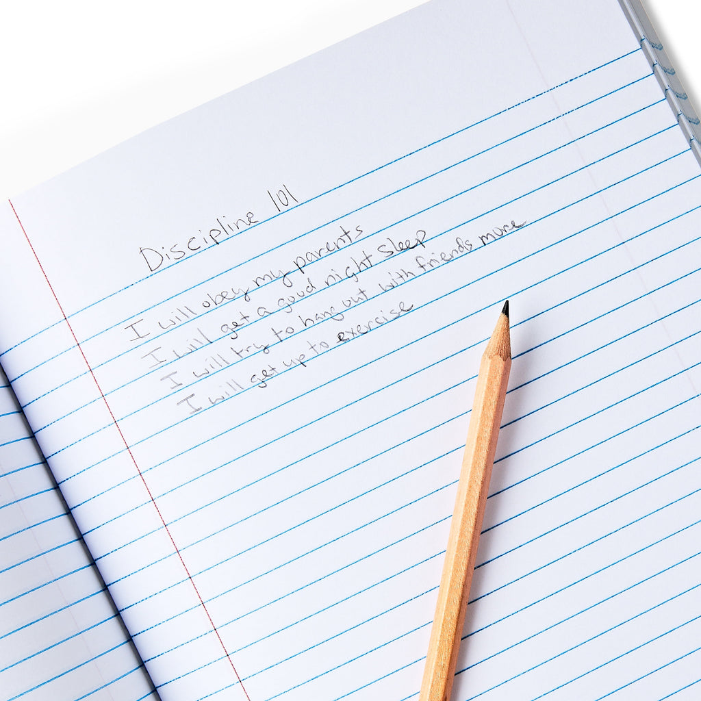 Pen+Gear Heavyweight College Ruled Poly Composition Book, 7.5 in x 9.75 in, Red, 80 Sheets