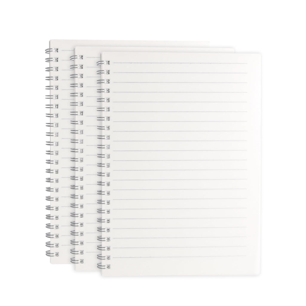Essential Student Notebook 3-Pack for Classes 5.7x7.9 Inch 80 Pages Durable Cover Heavy Paper Economical Set for Subject Notes