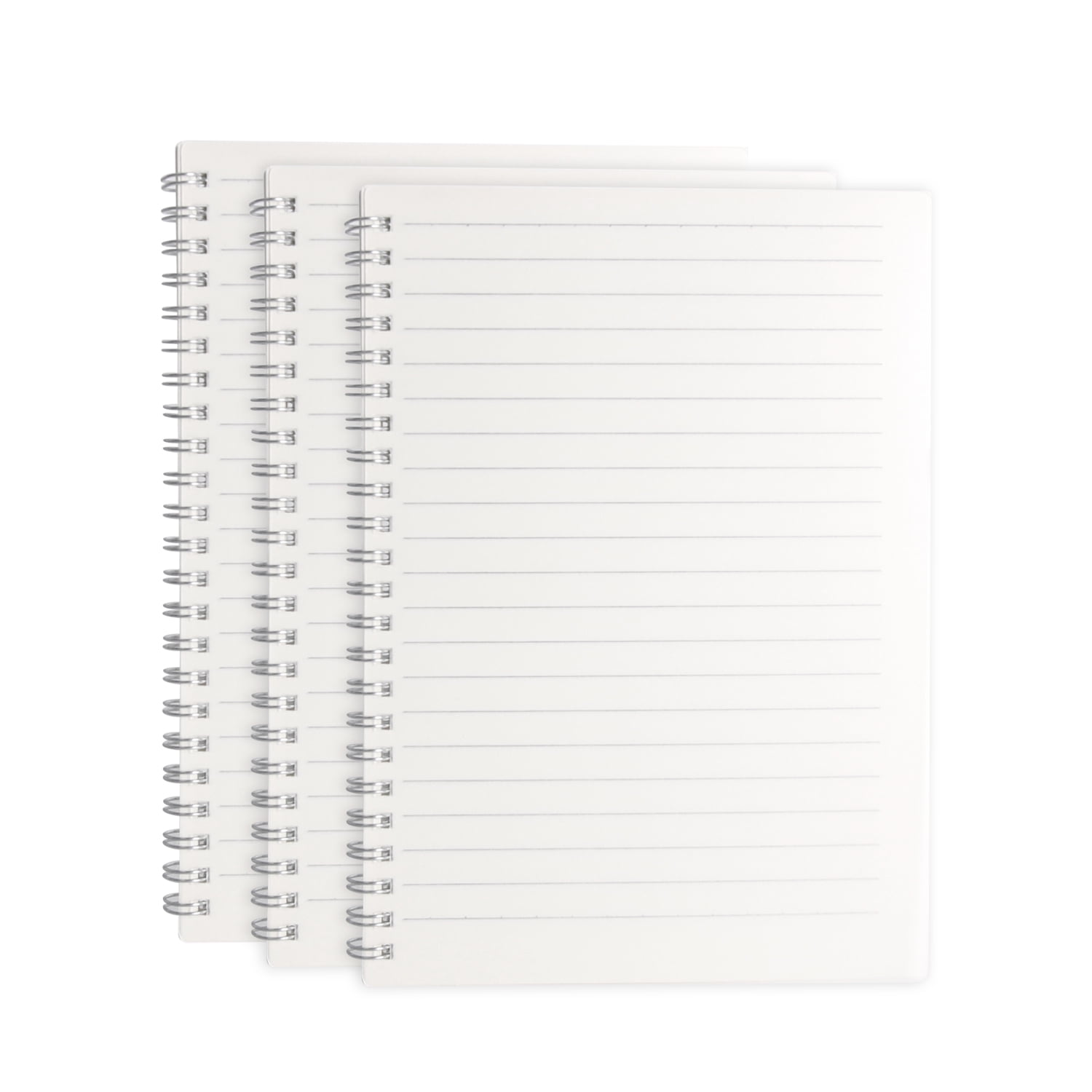 Essential Student Notebook 3-Pack for Classes 5.7x7.9 Inch 80 Pages Durable Cover Heavy Paper Economical Set for Subject Notes