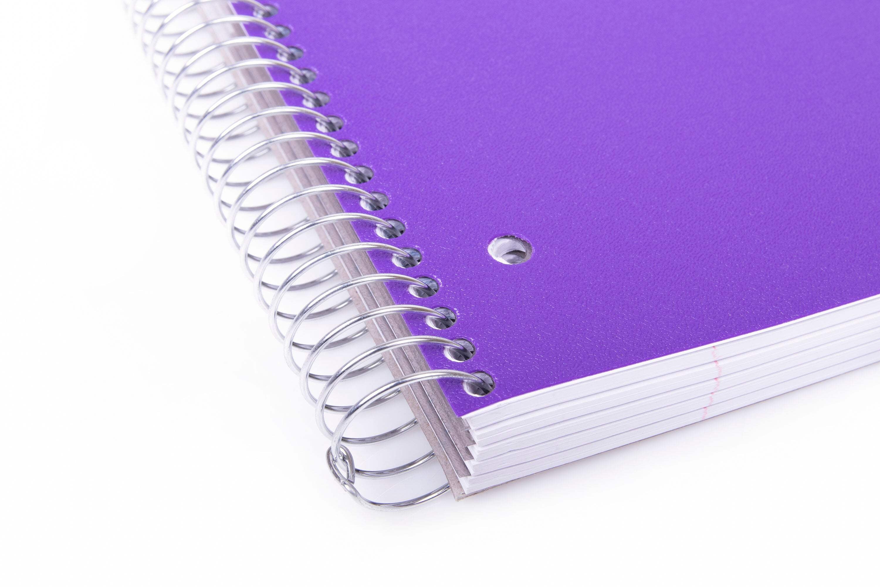 Mintra 5 Subject Spiral Notebook - Black - College Ruled - Durable Poly Cover/5 Poly Pockets/200 Sheets