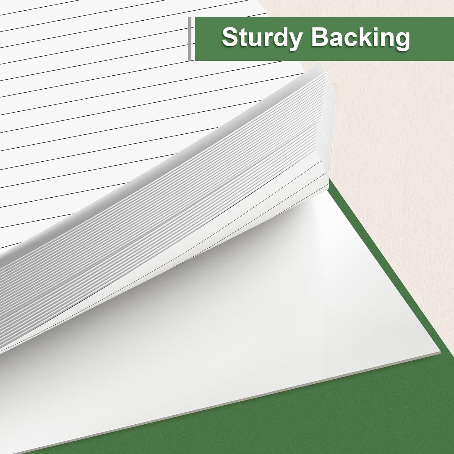 Aixiny College Ruled Note Pads, 5" x 8", 50 Sheets, 4 Count, 4 Pack