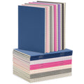 Paper Junkie 24 Pack Mini Paper Notebooks for Kids, Bulk Pocket Notepads with 48 Lined Pages for Journaling, Writing, Composition, School Supplies (6 Colors, 3.5 x 5 in) - Composition Notebook