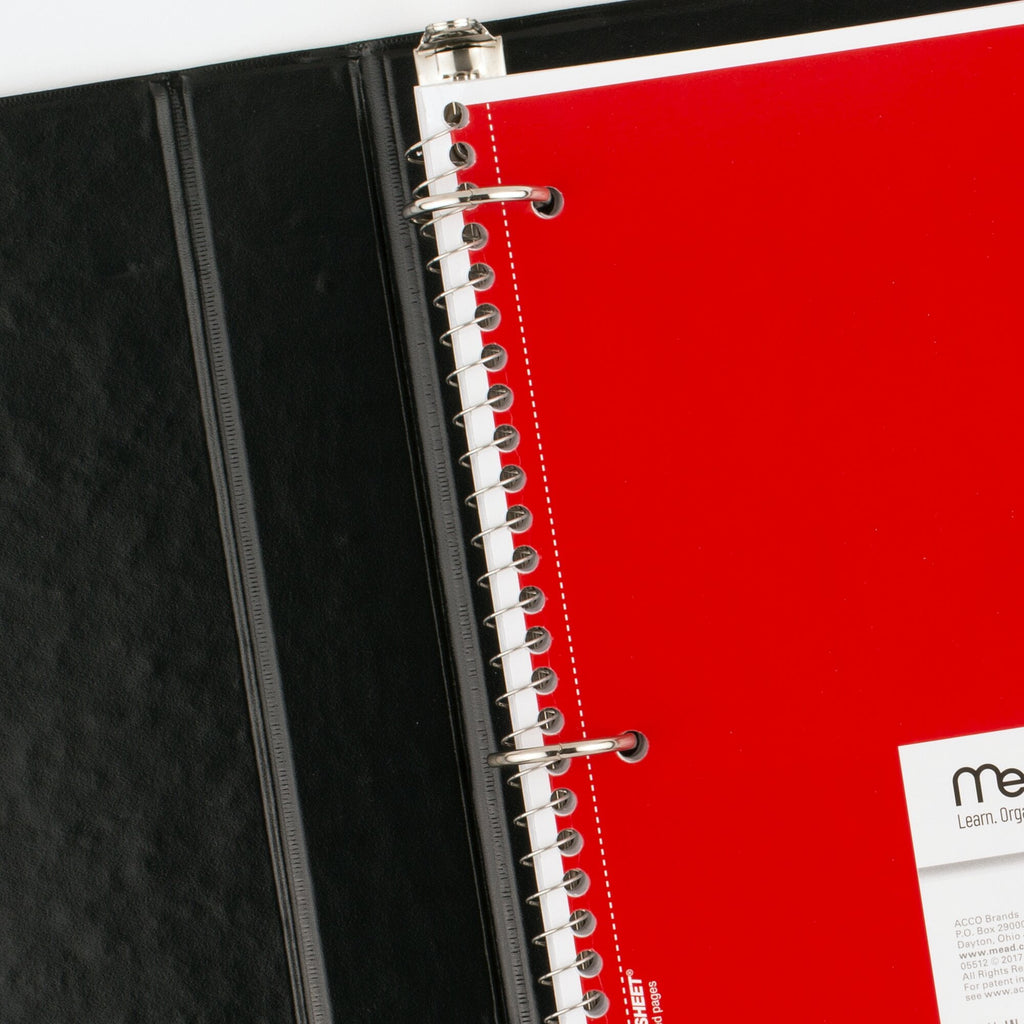 Mead Spiral Notebook, 1 Subject, College Ruled, 10.5" x 7.5", 70 Sheets, 6 Pack, Assorted