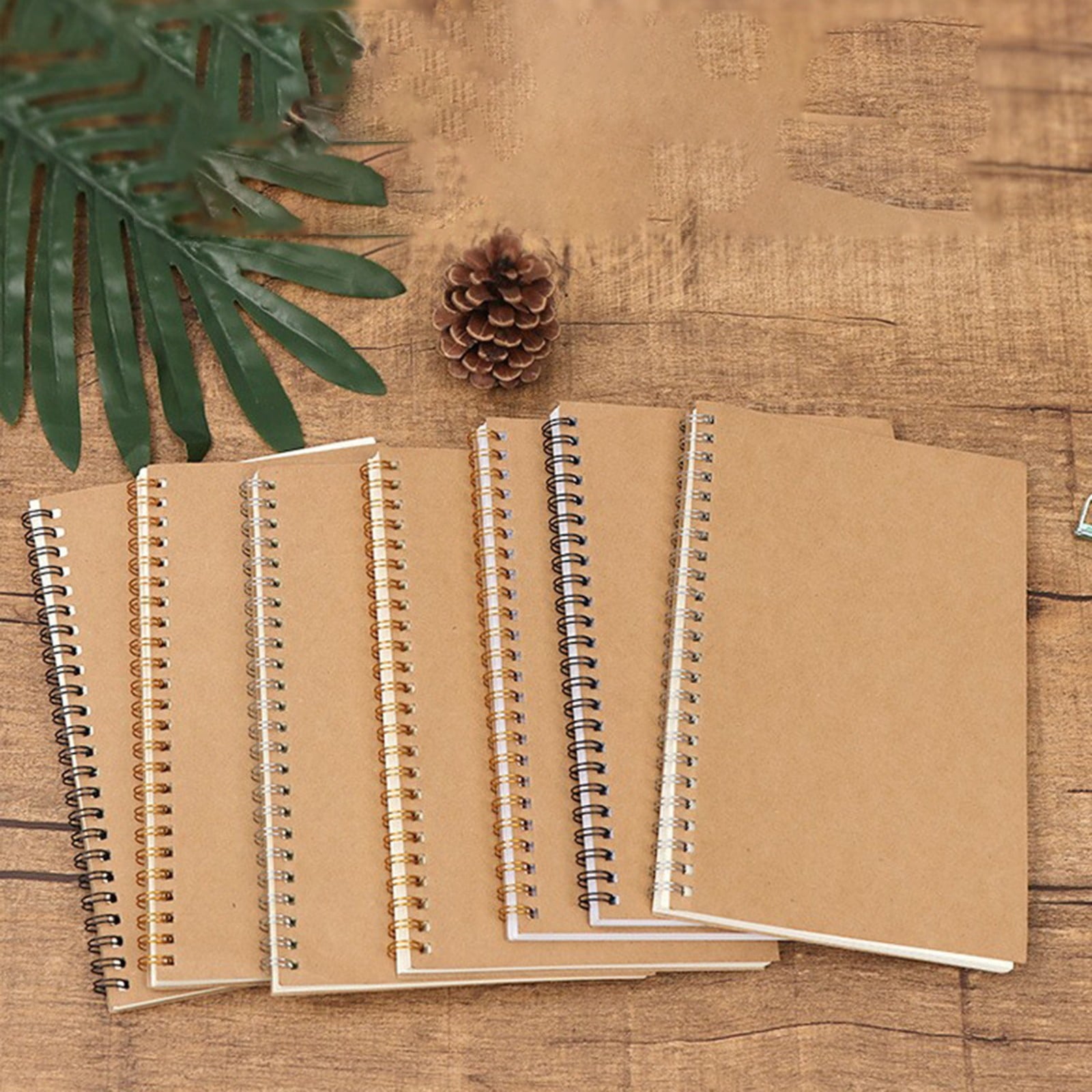 LAILLSH Dotted Journals Spiral Notebook, A5 Bullet Dot Grid Journal with 500 GSM(100 GSM) Thick Dotted Paper, Transparent Hardcover, 100/50 Sheets, for Bullet Journaling, 8.3 "x 5.8" 2025 New Arrival