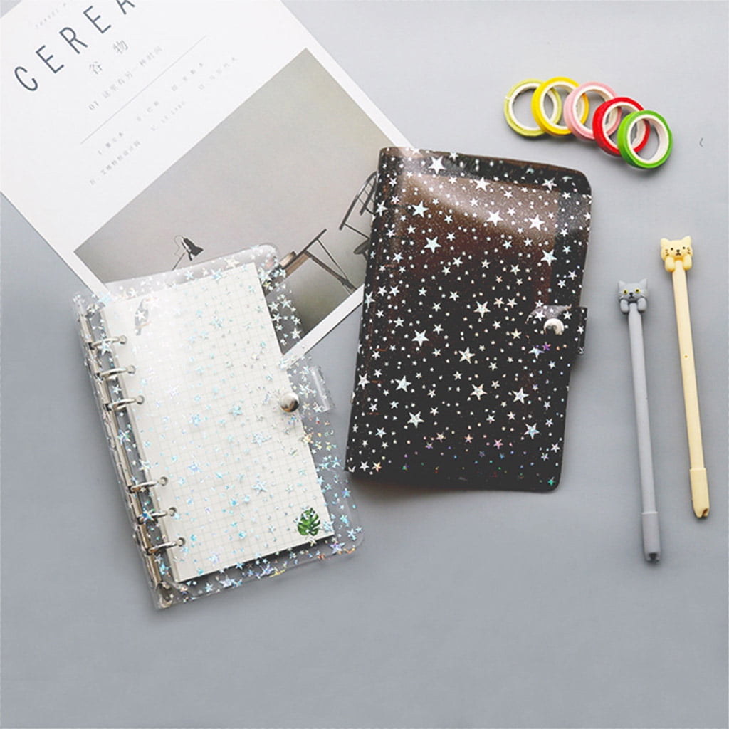 Milue A5 A6 Star Loose Leaf Binder Notebook Inner Core Cover Journal Planner Office Stationery Supplies