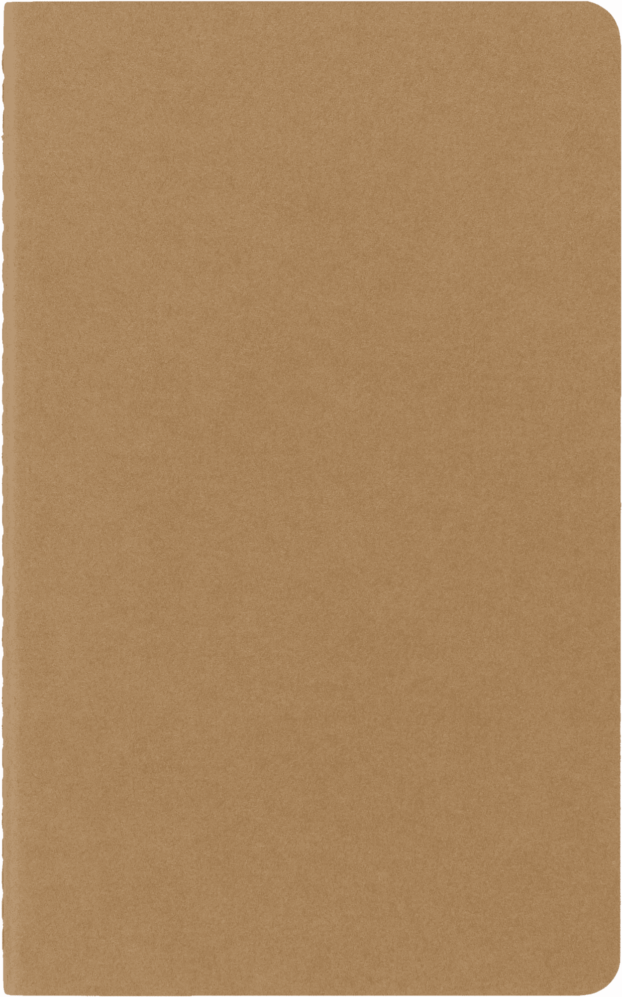 Moleskine Cahier Journals (Set of 3), Large (5" x 8.25"), Plain, Kraft Brown