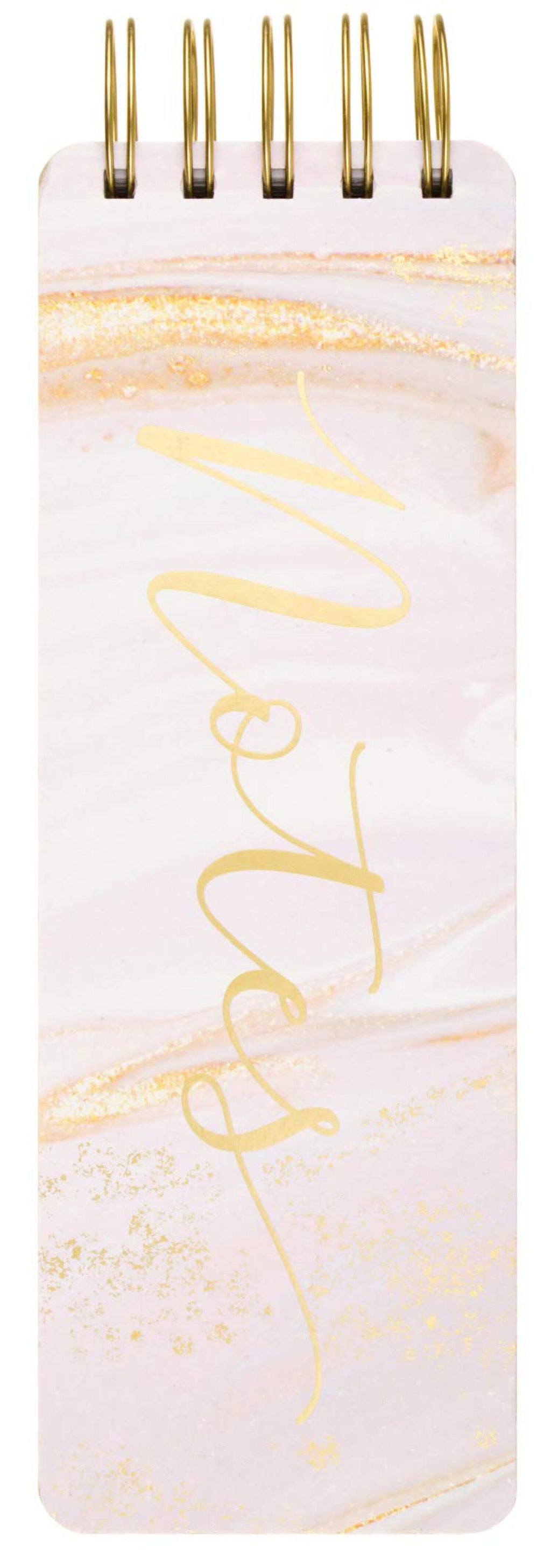 Eccolo Pink Marble Spiral Memo Pad