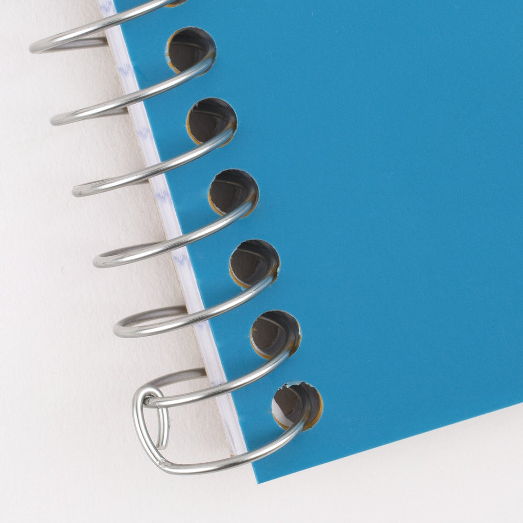 Five Star Spiral Notebook 2 Subject College Ruled 6 x 9 12 Tidewater Blue -