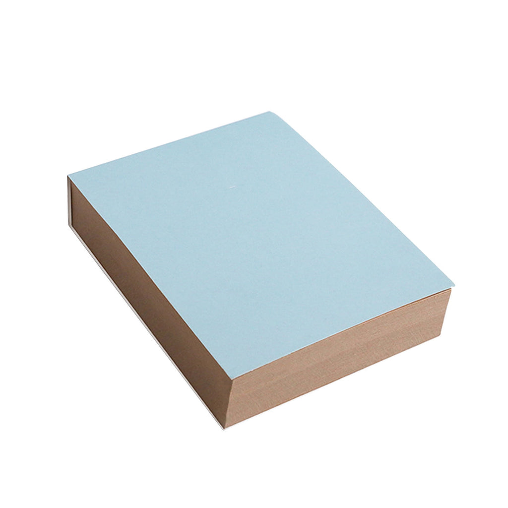 Oefntac Savings Notebook Thickened 200-Page Sketchbook,Kraft Paper Draft Notebook Easy-Tear Portable Log for Math Art