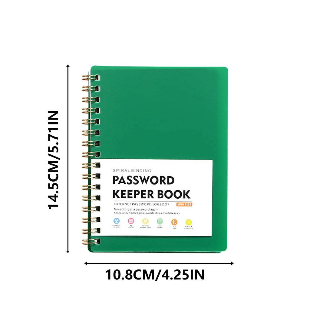 Small Notebook Hard Cover Mini Pocket Notebook Portable Mini Size Password Book A6 Loose Leaf Notebook With Thickened Feel Teen Adults Notebook for Back to College,Office Supplies