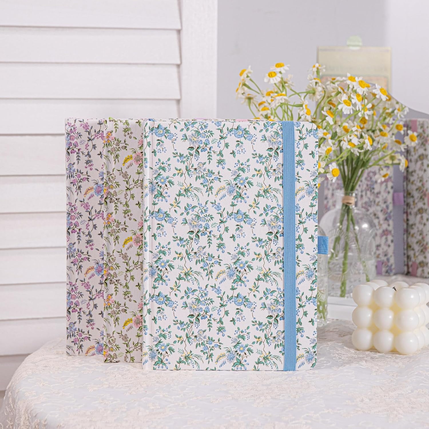 Lined Journal for Women, A5 College Ruled Notebook for Writing, 316 Numbered Pages Thick Paper, 8.4 X 5.8 In