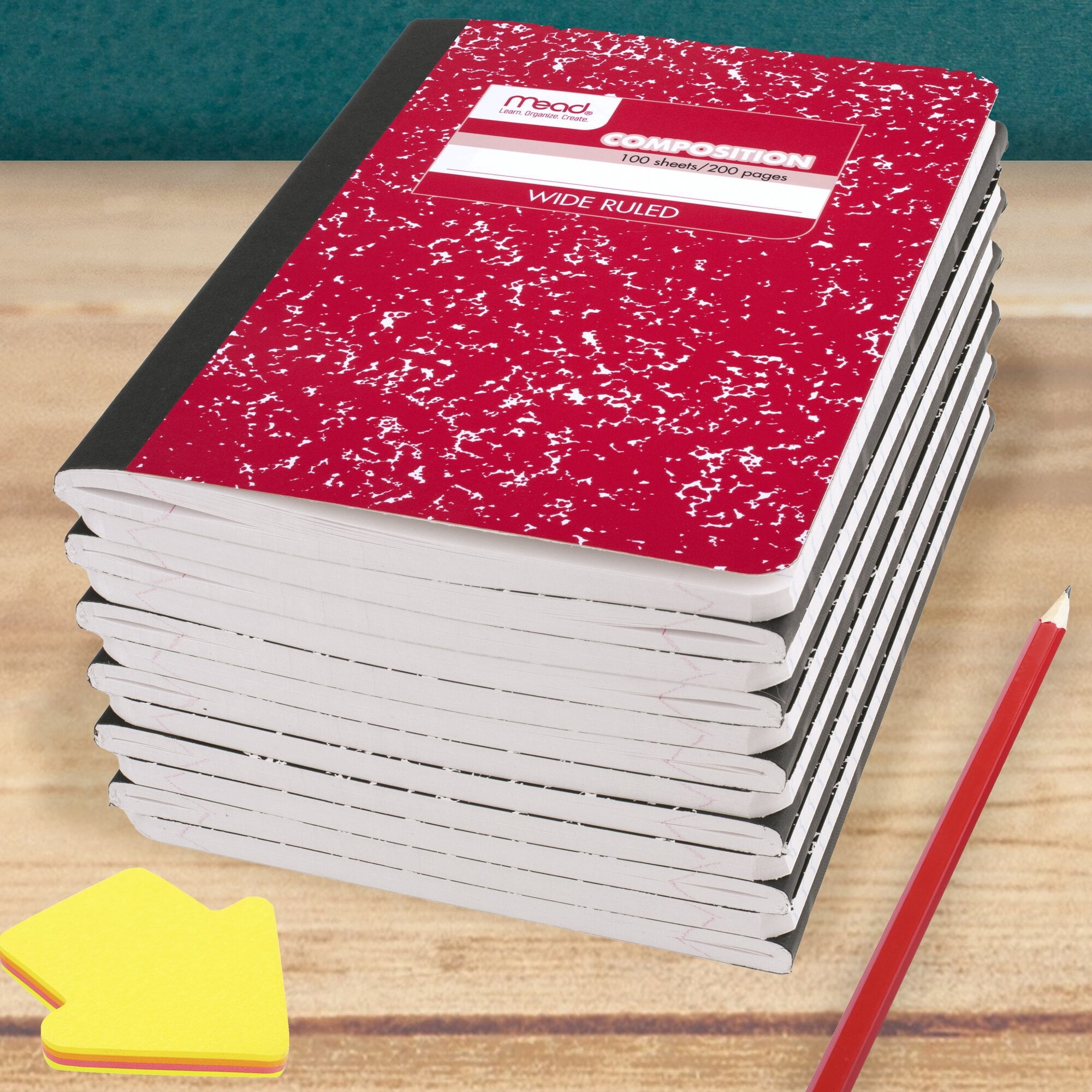 Mead Square Deal Color Composition Book Wide Ruled 100 Sheets 7 12 x 9 34 12