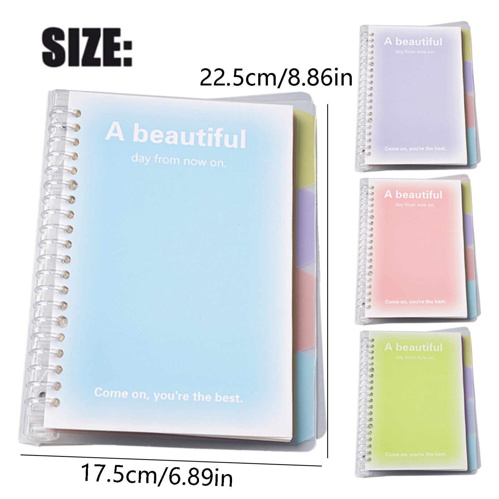 Bullet Dotted Journal Spiral Notebook, Hardcover Leather Dotted Notebook 60 Pages, A5 Dot Grid Paper Notebook, 100 Gsm Thick Paper, for Bullet Journaling Pink