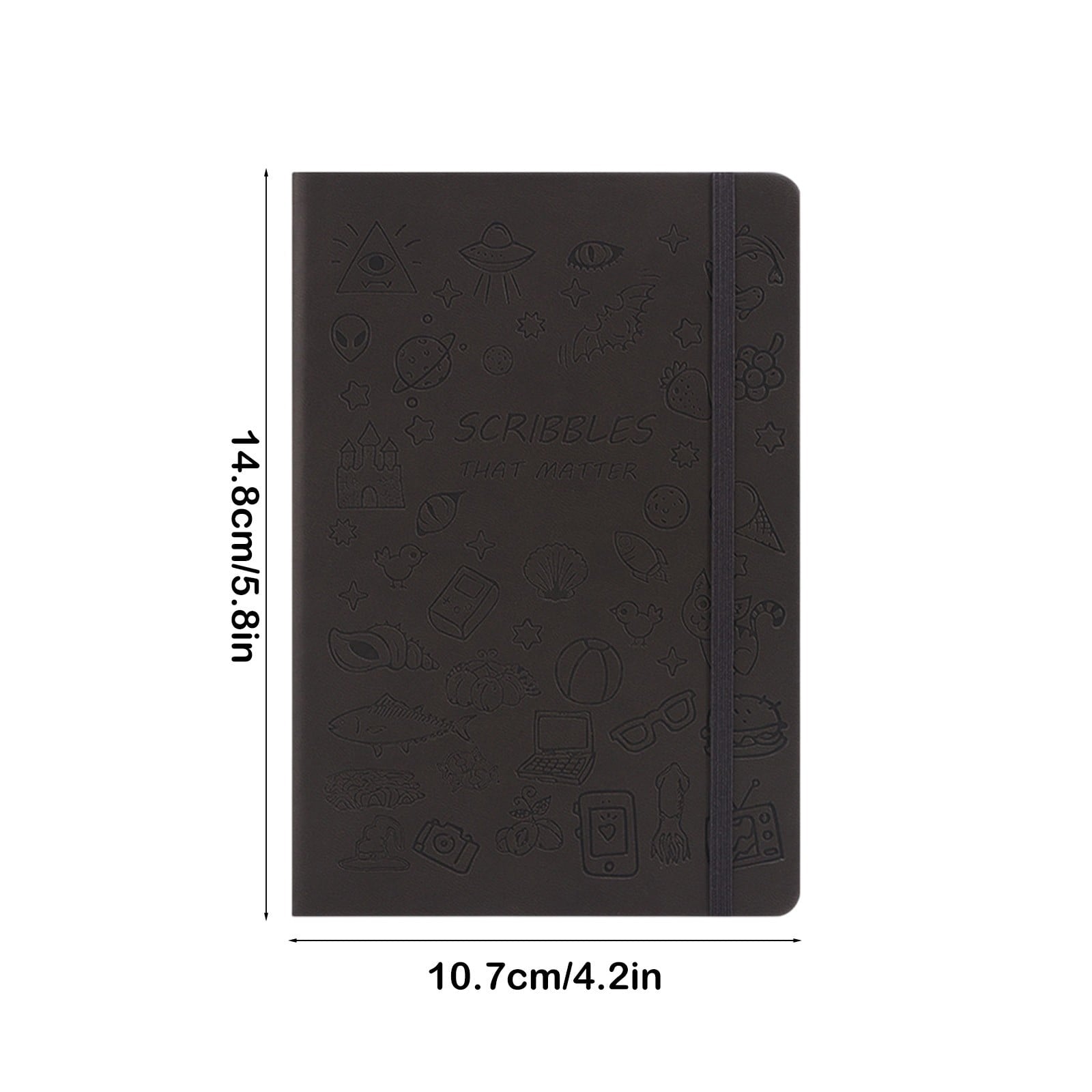 Qholemyo Student Softcover Notebook Cute Cartoons A5 Stamped Book Exquisite Diary Tape Business Notepad