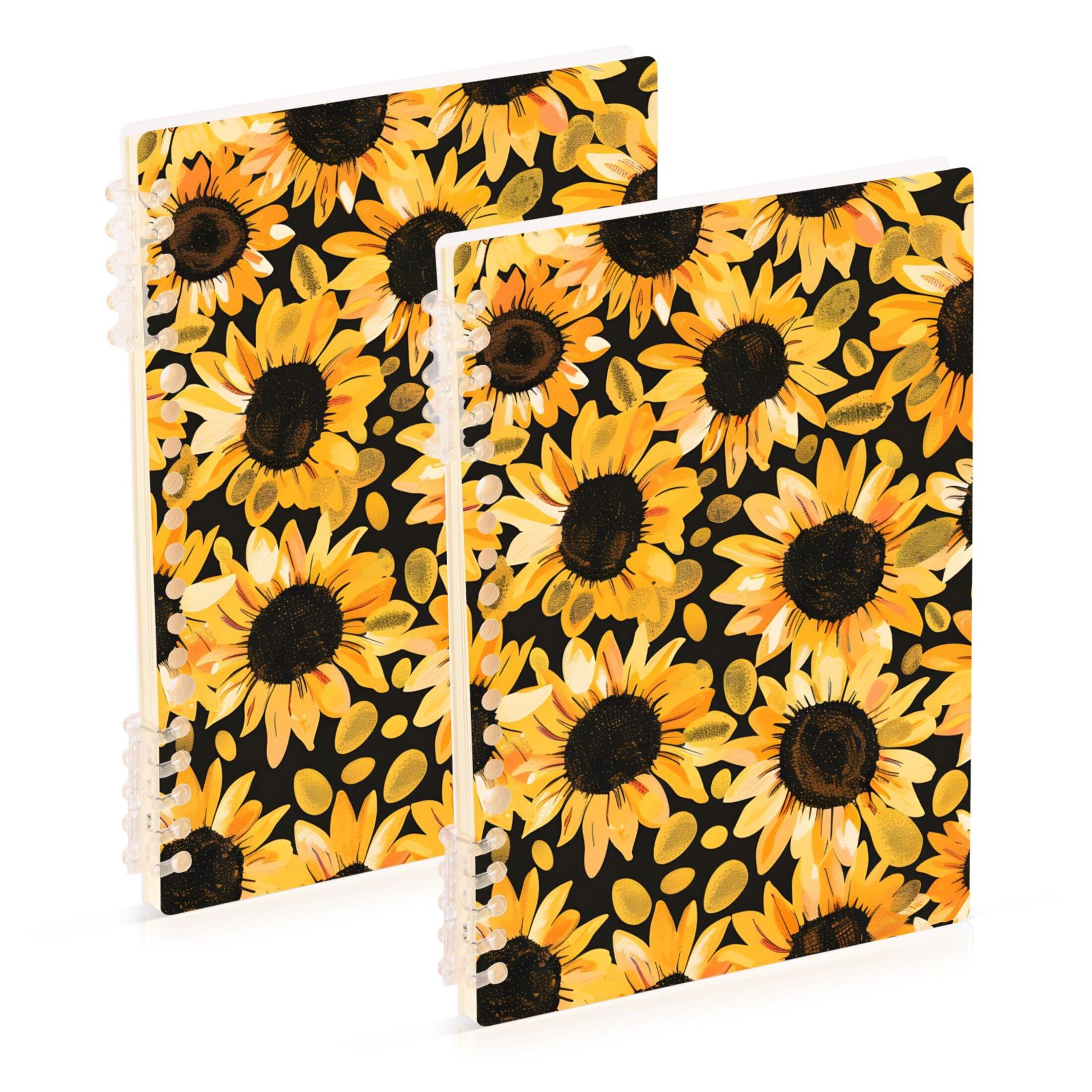 Sunflowers Spiral Journal Notebook College Ruled Notebook 8.3" x 5.7" A5 Lined Thick Paper Page