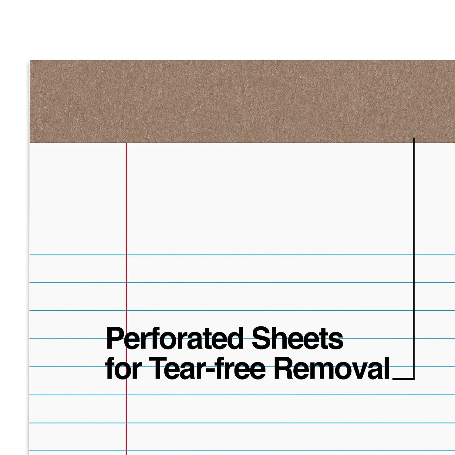 Staples Notepad 5" x 8" Narrow Ruled White 50 Sheets/Pad 36/Carton TR59933/TR581VS
