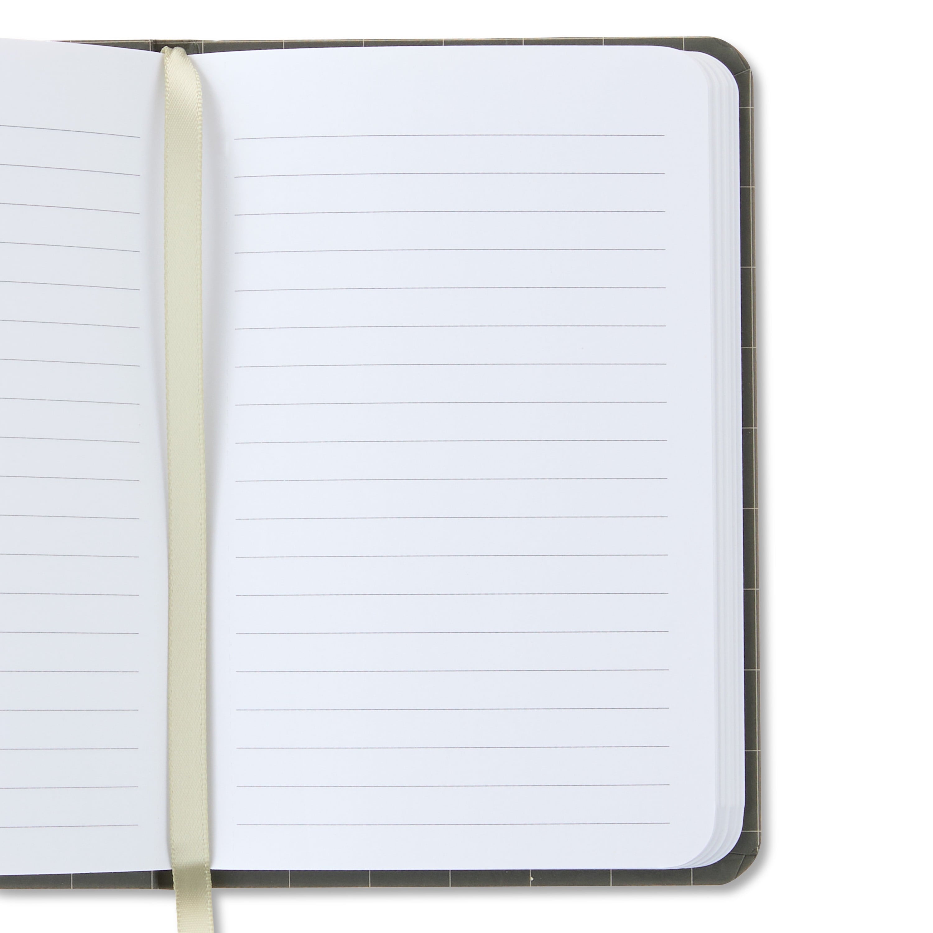 Pen+Gear Taupe Small Journal with Elastic Closure, 3.75" x 5.75", 80 Ruled Pages