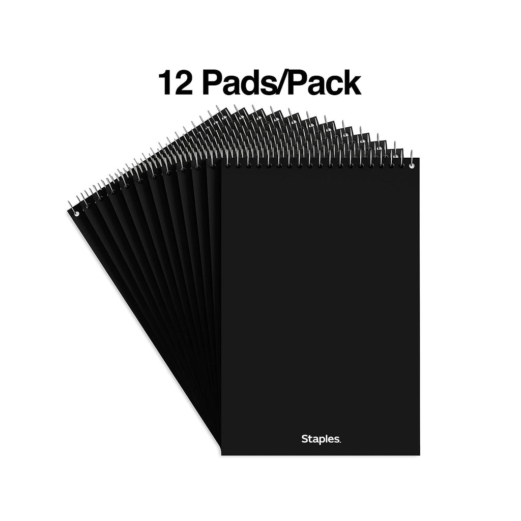 MyOfficeInnovations Steno Pad 6" x 9" Gregg Ruled White 80 Sheets/Pad Dozen Pads/Pack 497017
