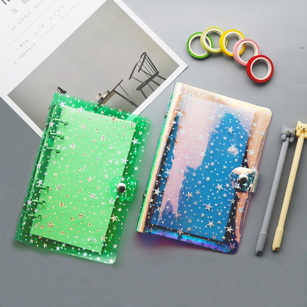Milue A5 A6 Star Loose Leaf Binder Notebook Inner Core Cover Journal Planner Office Stationery Supplies