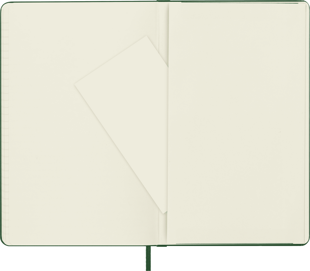 Moleskine Classic Notebook, Hard Cover, Ruled, Large (5" x 8.25"), Myrtle Green
