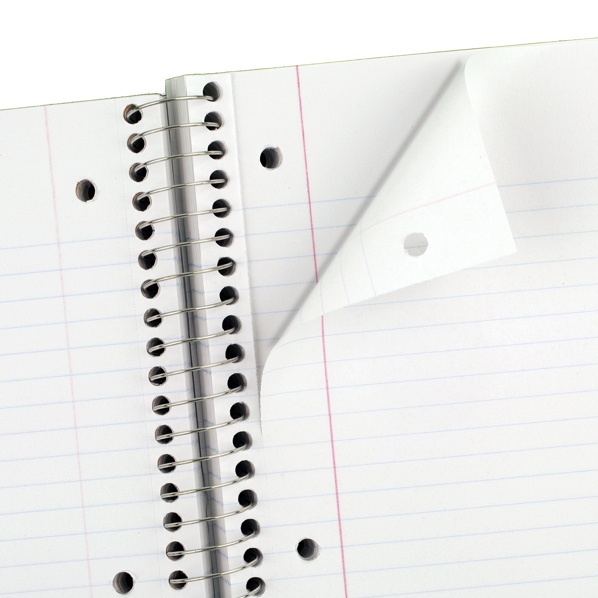 Mead Spiral Notebook, 1 Subject, College Ruled, 10.5" x 7.5", 70 Sheets, 6 Pack, Assorted