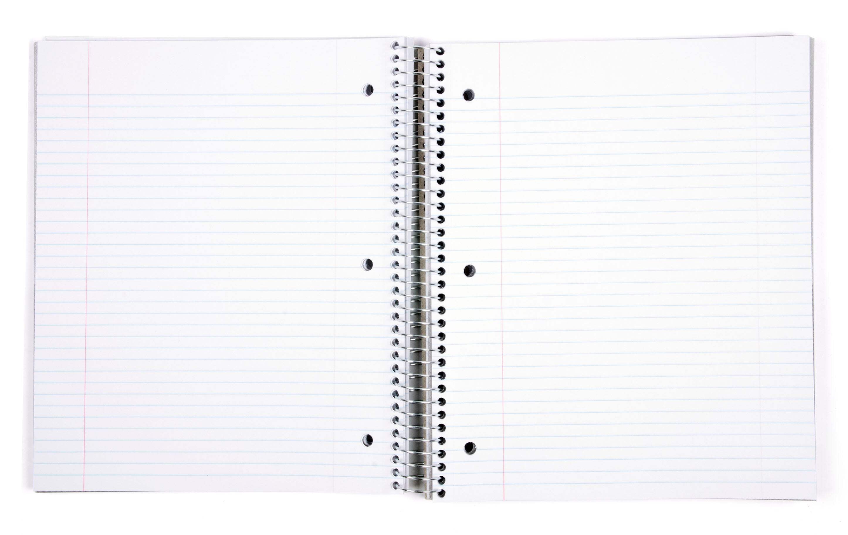 Mintra 5 Subject Spiral Notebook - Orange - College Ruled - Durable Poly Cover/5 Poly Pockets/200 Sheets