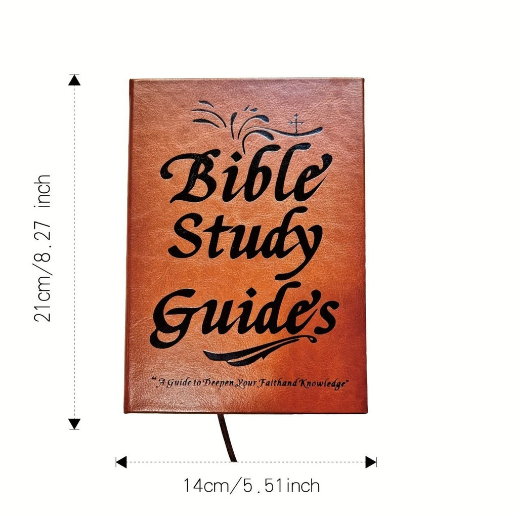 66-Page Bible Study Guide Notebook Women-Daily Scripture Quotes, Religious Faith-Based Notebook (A4)(1PC)