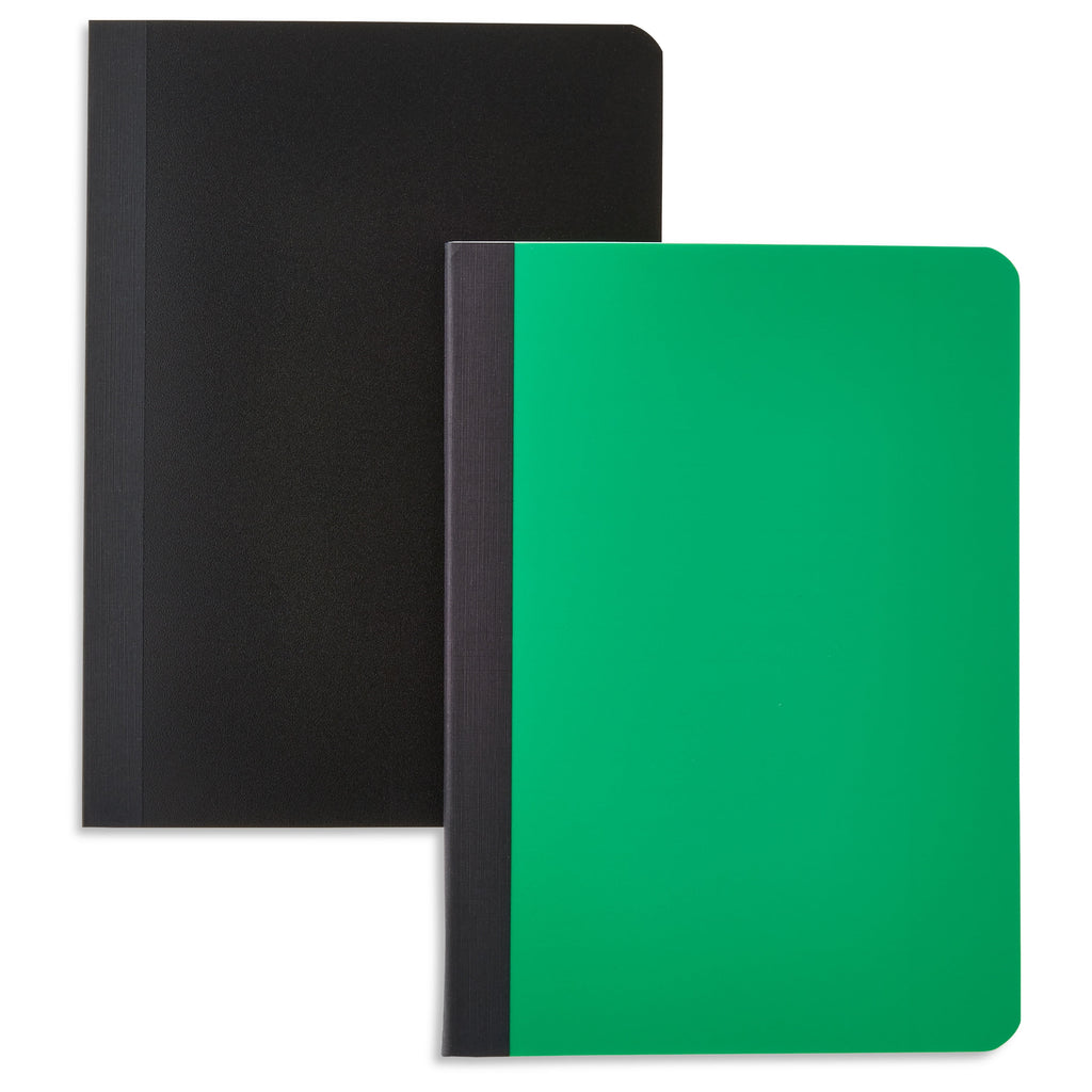 Pen+Gear 2 pack College Ruled Poly Composition Books, 5x7 Inches, 80 Sheets Each