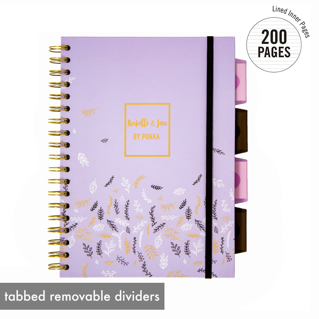 Pukka Pads Rochelle and Jess B5 Project Books - Assorted - Pack 3