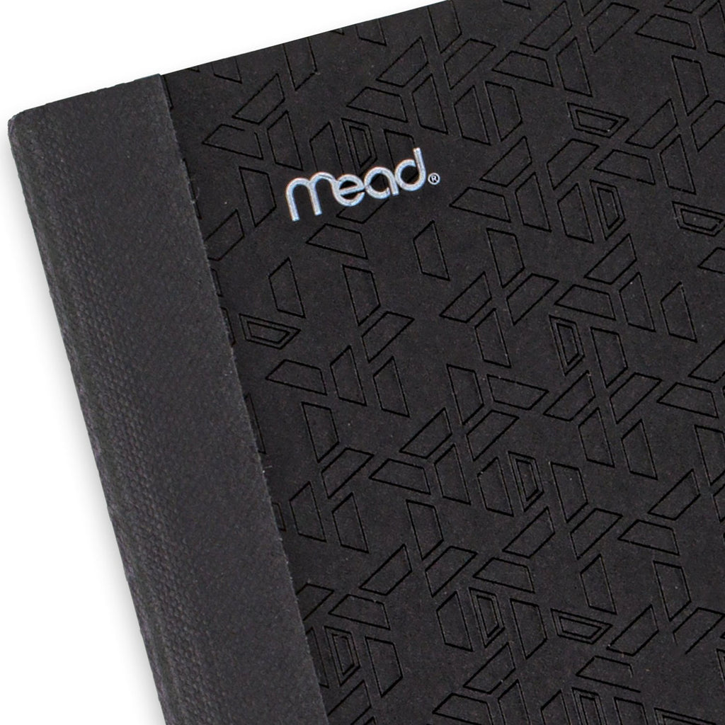 Five Star Composition Book Plus Study App, College Ruled, 80 Sheets, Poly, 7.5" x 9.75", Black