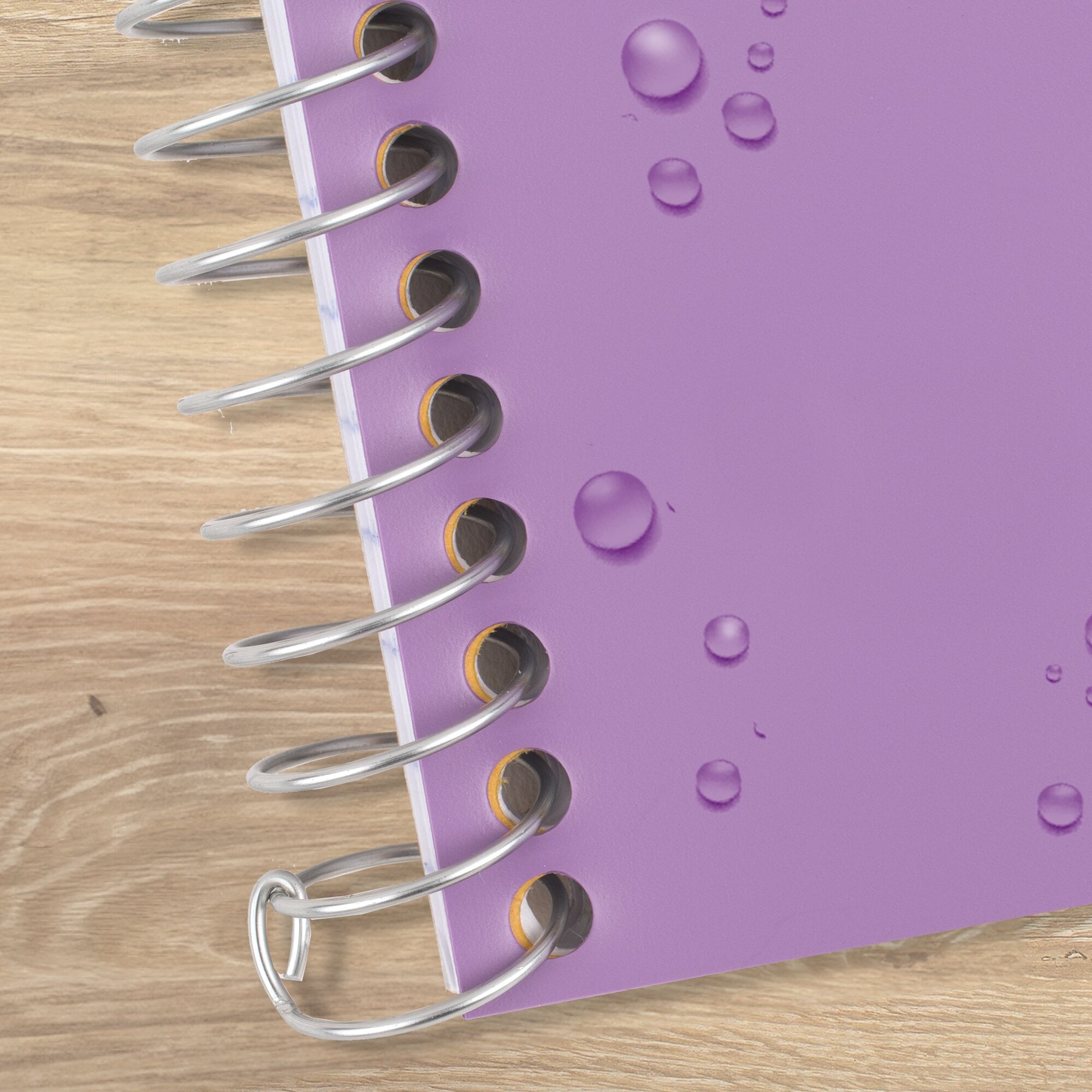 Five Star Spiral Notebook, 2 Subject, College Ruled, 6" x 9.5", Amethyst Purple