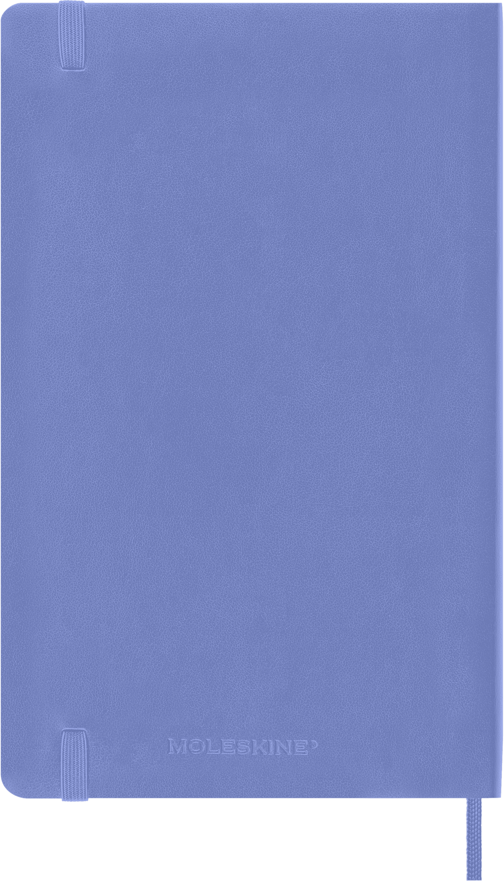 Moleskine Classic&nbsp; Notebook, Soft Cover, Large (5" x 8.25"), Ruled, Hydrangea Blue