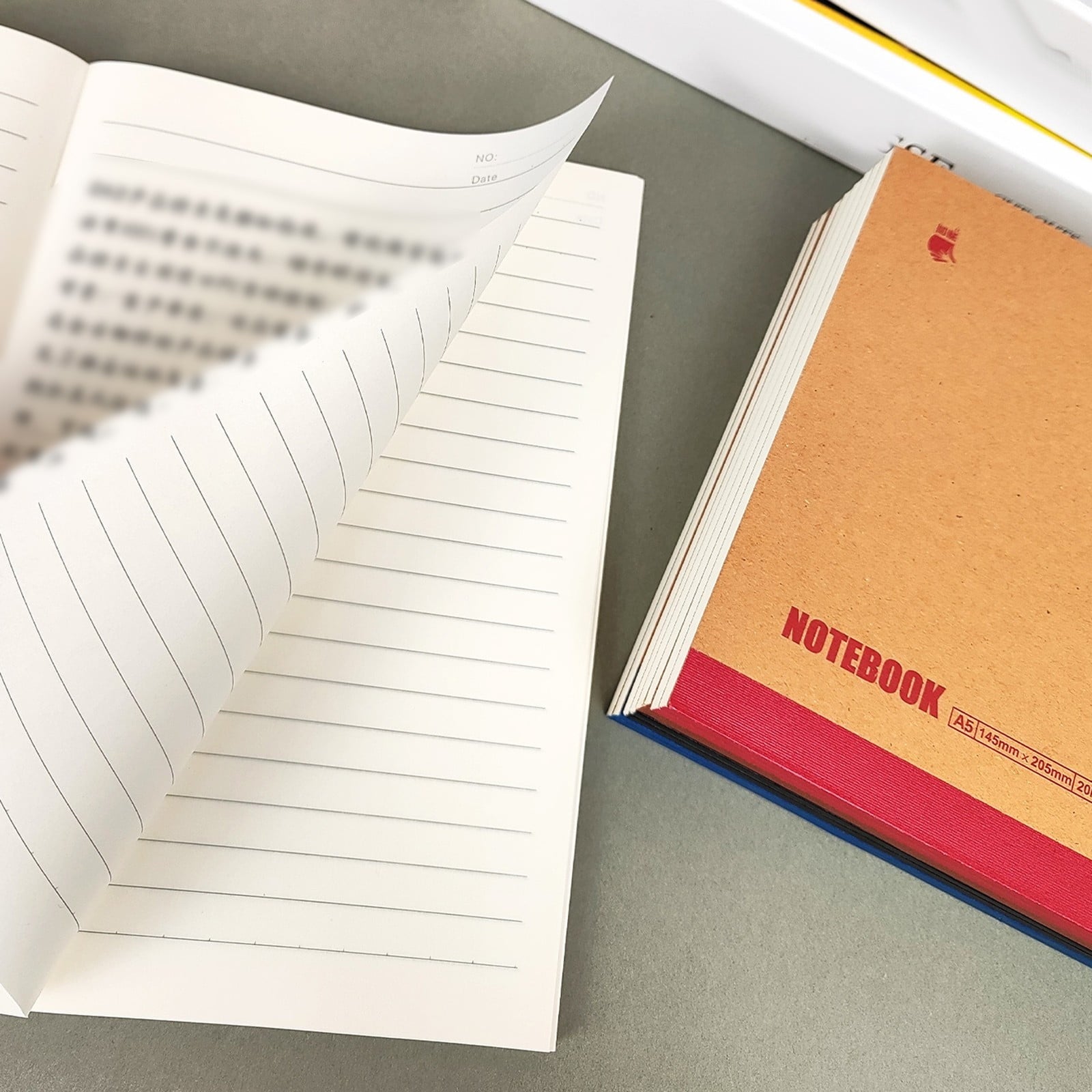 A5 Or B5 Composition Notebook,Journals College Ruled Notebooks With Rainbow Spines Small Lined Composition Book For Home Composition Notebook