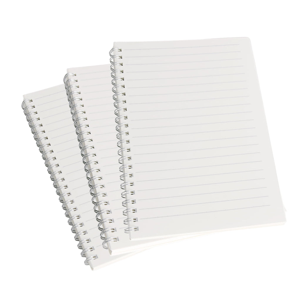 Essential Student Notebook 3-Pack for Classes 5.7x7.9 Inch 80 Pages Durable Cover Heavy Paper Economical Set for Subject Notes